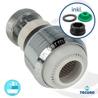 Tecuro Wasserfix Strahlregler FüR Armaturen Auslauf, Verchromt