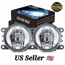Pair Front Bumper LED Fog Light Driving Lamp For MITSUBISHI OUTLANDER 2007-2009