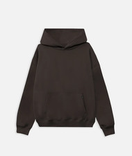 HOURS Drop Shoulder Hoodie - Size: S Espresso