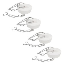 4Pcs Tub Stoppers Rubber Bathtub Stoppers 31-34mm White