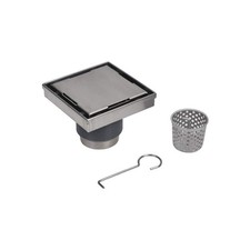 Oatey Designline 6 in. Stainless Steel Square Shower Drain w/ Tile-In Cover