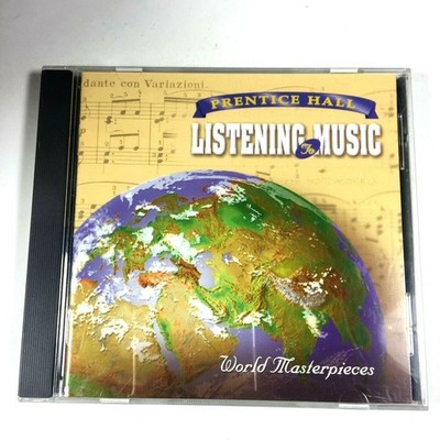 PRENTICE HALL - LISTENING TO MUSIC WORLD MASTERPIECES -brand new sealed