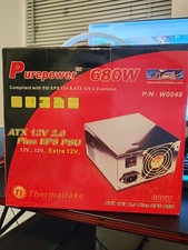 Image of Thermaltake Pure Power 680APD 680W Power Supply Unit PC PSU 24 Pin 