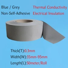 Non-adhesive Silicone Tape Electrical Insulating Thermal Conduction Strip Roll