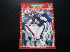 THURMAN THOMAS 1989 PRO SET ROOKIE FOOTBALL CARD # 32 MINT?. rookie card picture