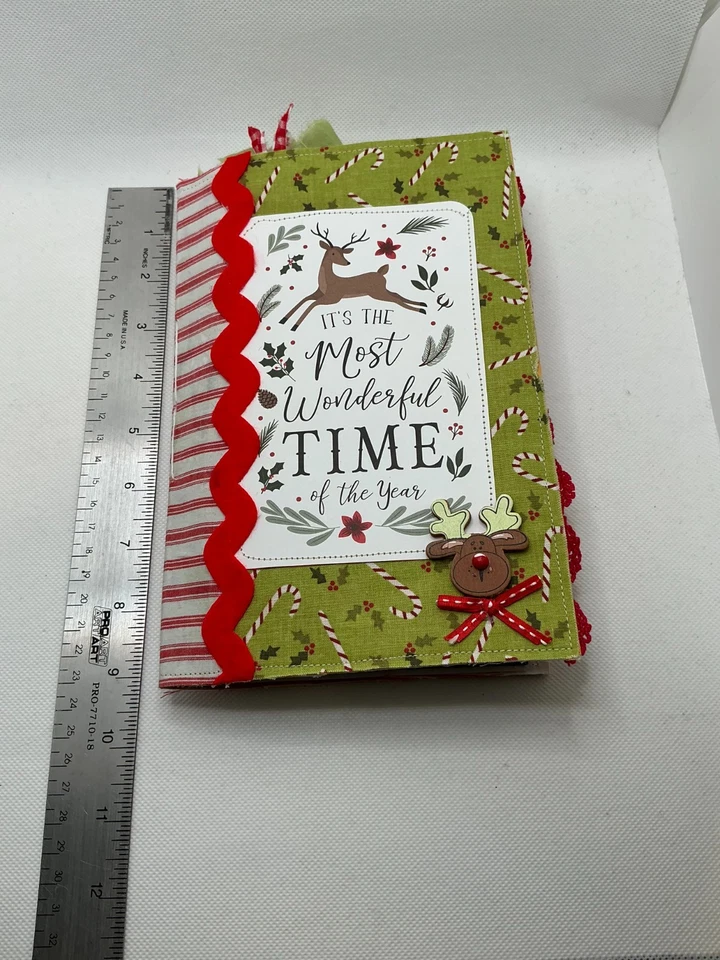 Handmade Junk Journal ~ " The Most Wonderful Time of the Year " - Image 4 of 4