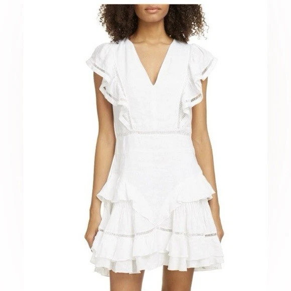 sachin and babi light blue dress Isabel Marant Randalia Silk Mini Dress main image 1