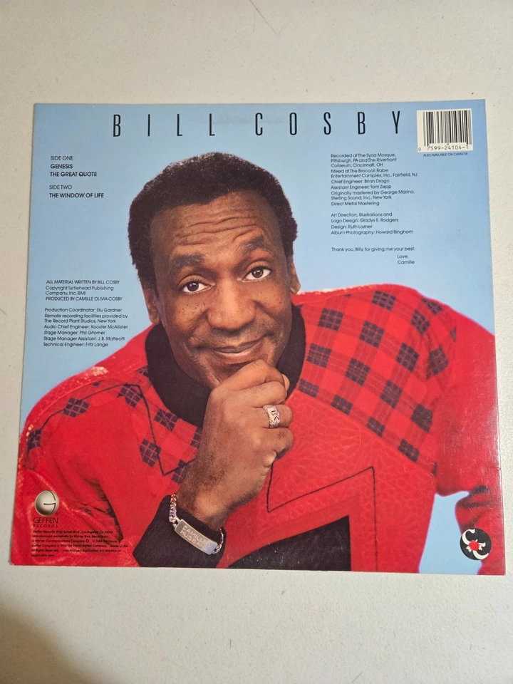 Bill Cosby - Those of You With or Without Children (1986) GEFFEN Vinyl LP - VG Foto 2 de 4