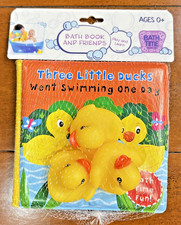 Three Little Ducks Bath Time Fun Waterproof Book 3 Squirty Toys Squirt Duck 0 
