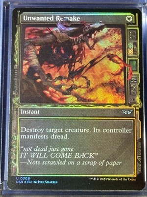 Unwanted Remake (Showcase) DSK 306 Magic MTG U FOIL NM