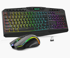 Redragon S101P-KS RGB Programmable KB+Mouse 3...