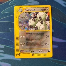 Pokemon Magneton Skyridge Holo H19/H32 LP English Card