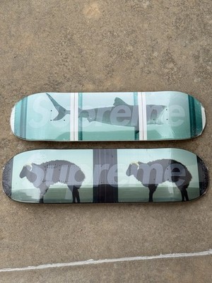 スケートボード supreme damien hirst shark sheep deck Supreme Damien Hirst Skateboard Deck Set SS25 Sheep Shark Brand