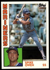 1984 Topps Tiffany #413 Spike Owen Seattle Mariners NM