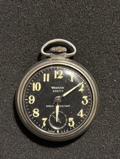 Westclox Scotty Shock-Resistant Pocket Watch Black Dial