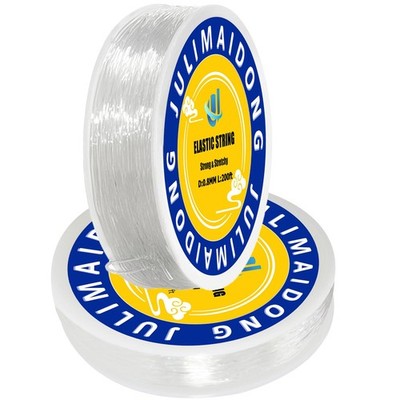 JULIMAIDONG 0.8mm Elastic Bracelet String 120 meters/400 feet, 0.8mm/400ft 