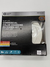 Commercial Electric 8 in. Canless Adjustable CCT Integrated LED Recessed Light