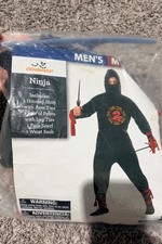 Ninja Costume Men 32-34 Large