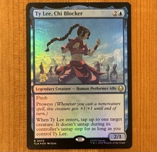 Ty Lee, Chi Blocker [Prerelease] R 0076, NM Foil Promo, MTG Avatar TLA Rare