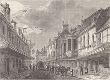 SOUTHWARK. The mint, Southwark, in 1825. London c1880 old antique print
