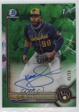 2022 Bowman Sapphire Edition Green 40/50 Branlyn Jaraba #BSPA-BJ Auto 0q4s