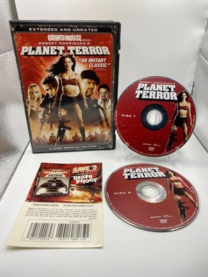 Grindhouse Presents, Planet Terror Extended/Unrated 2 DVD Set Rose McGowan