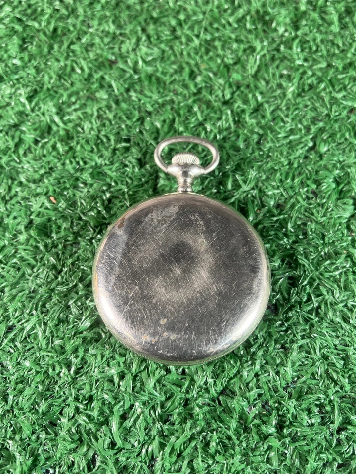 Antique Hampden Watch Co Open Face Pocket Watch PARTS AS IS - Image 3 of 4