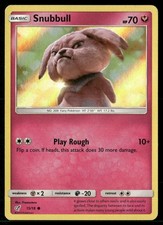 Snubbull 15/18 Common Detective Pikachu Pokemon Holo Moderately Played