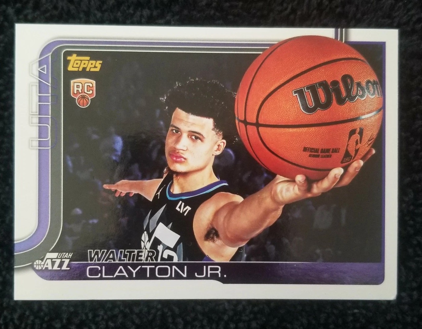 Walter Clayton JR 2025-26 Topps Basketball #218 Golden Mirror Variation SSP RC🔥