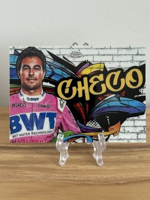 2020 Topps Chrome Formula 1 - Sergio Perez Checo TT-10 Track Tags BWT F1 (b)