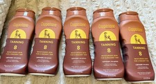 5 Pack Coppertone Tanning Sunscreen Lotion Spf8 8Oz Each