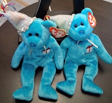 Ty Beanie Baby  (December The Birthday Bear)  Mint Tags (Priced Each) Smoke Free