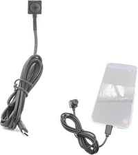 Button Camera 1080P Wearable External Phone Camera for Android Smartphone(Type-C