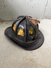 Cairns Leather Firefighter Fire Helmet N6A Boston Fire Department