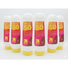 Lot Of 6 Up Up Sport Sunscreen Lotion SPF 50 16 Oz Exp 12/26