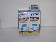  2 pack  Systane COMPLETE PF Dryness Relief Eye Drops Exp 2/27 Damaged box