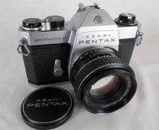 Pentax SPF Film Camera + SMC Takumar 55mm F1.8 Lens Fully Serviced 000190