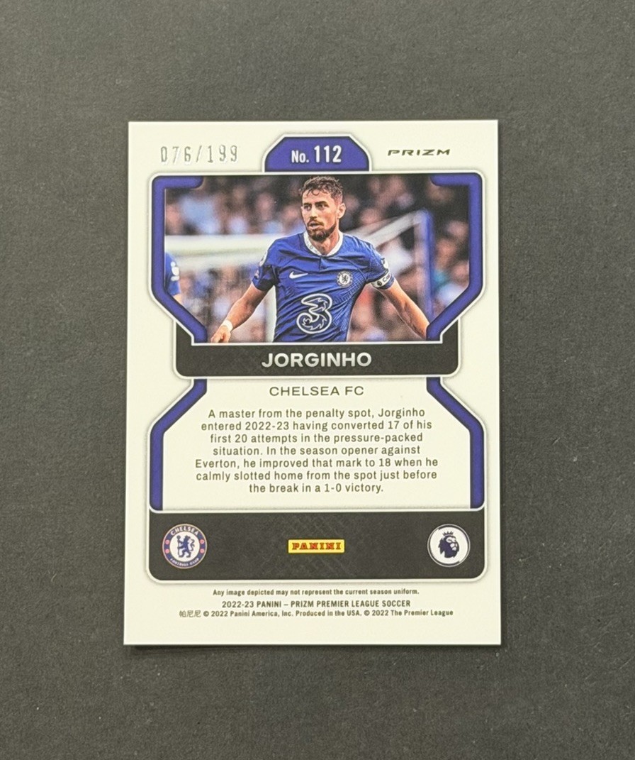 2022-23 Panini Prizm EPL #112 Jorginho Pink Prizm /199 view 2