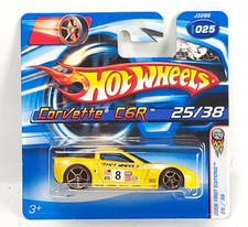Hot Wheels C6R Corvette yellow 2006 First Editions short card