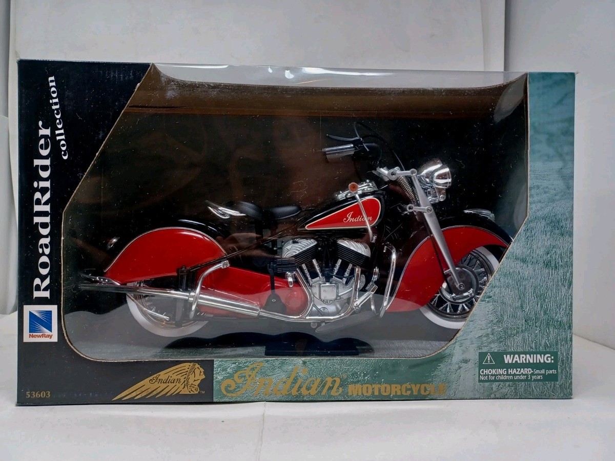 New Ray RoadRider collection Indian Motorcycle 1:6 DieCast in Red