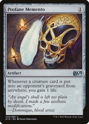 [MTG] Profane Memento (226) (M15) LP-HP