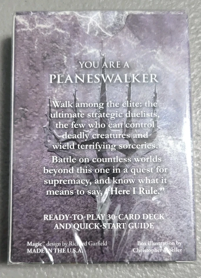 MTG 2010 Origins M11 Half Deck Black Liliana Vess Promo Starter NEW SEALED - Image 2 of 2