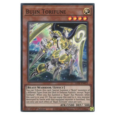 Yu-Gi-Oh! - Lightning Overdrive - Bujin Torifune (Super Rare) LIOV-DE013