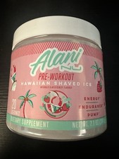 Alani Nu Pre-workout Powder, Hawaiian Shaved Ice, 20 Servings, 200mg Caffeine