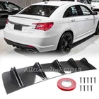 For Chrysler 200 2011-2017 Rear Diffuser Bumper Spoiler Splitter 5 Fins Carbon