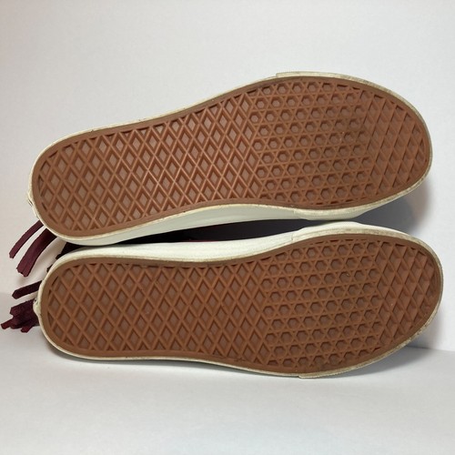 Vans Sk8-Hi Quasten Chukka Wildleder Ledersaiten Herren 8,5 Damen 10 Burgund - Bild 12 von 14