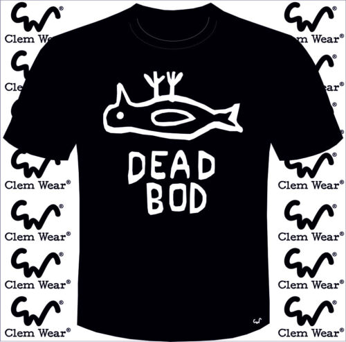 T-shirt ufficiale DEAD BOD scafo t-shirt pongo clem indossare city banksy culture - Foto 11 di 12