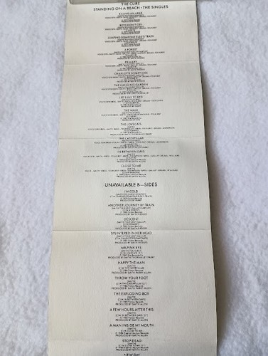 The Cure cassette Standing On A Beach Singles Alt Rock Comp 25 songs Tested 80's - Picture 9 of 11