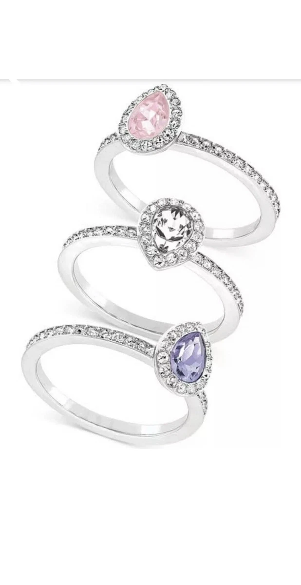 Swarovski teardrop ring deals