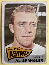 1965 Topps #164 Al Spangler Houston Astros VG - FREE SHIPPING